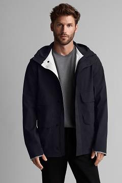 Chamarras Canada Goose Hombre México - Meaford Chubasquero Black Label Azul Marino AD7520381
